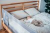 MoMi Lexi XL ágyra szerelhető leesésgátló-Világos szürke