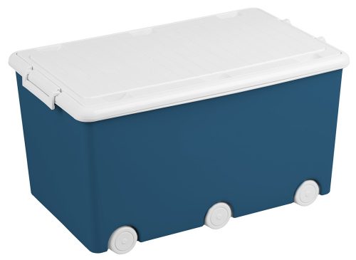 Tega Baby játéktároló doboz kerekekkel 36x29x57 cm-Kék