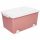 Tega Baby játéktároló doboz kerekekkel 33x25x49 cm-Rózsaszín