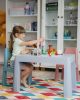 Tega Baby multifun játékasztal+szék szett-Türkiz/Rózsaszín/Szürke