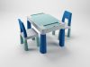 Tega Baby multifun játékasztal+szék szett-Türkiz/Kék/Szürke